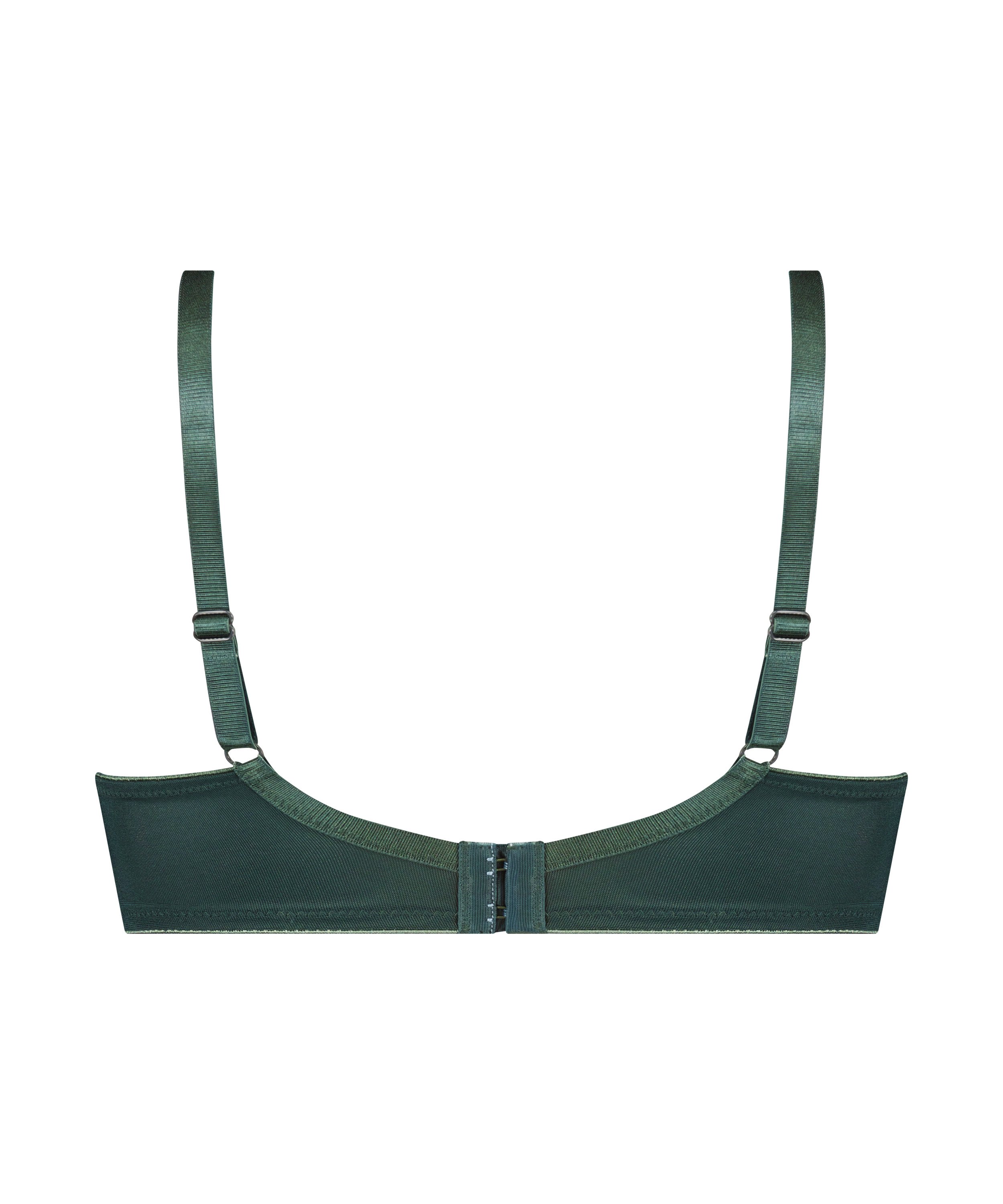 Nina Non-Padded Underwired Minimizer Bra, Green, main