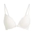 Marine Padded Underwired Push-Up Bra, White