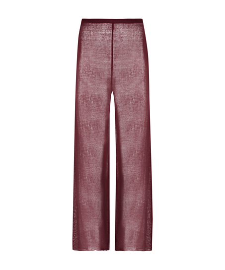 Open Knit Beach Pant, Red