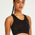 HKMX Sports bra The Motion Level 2, Black
