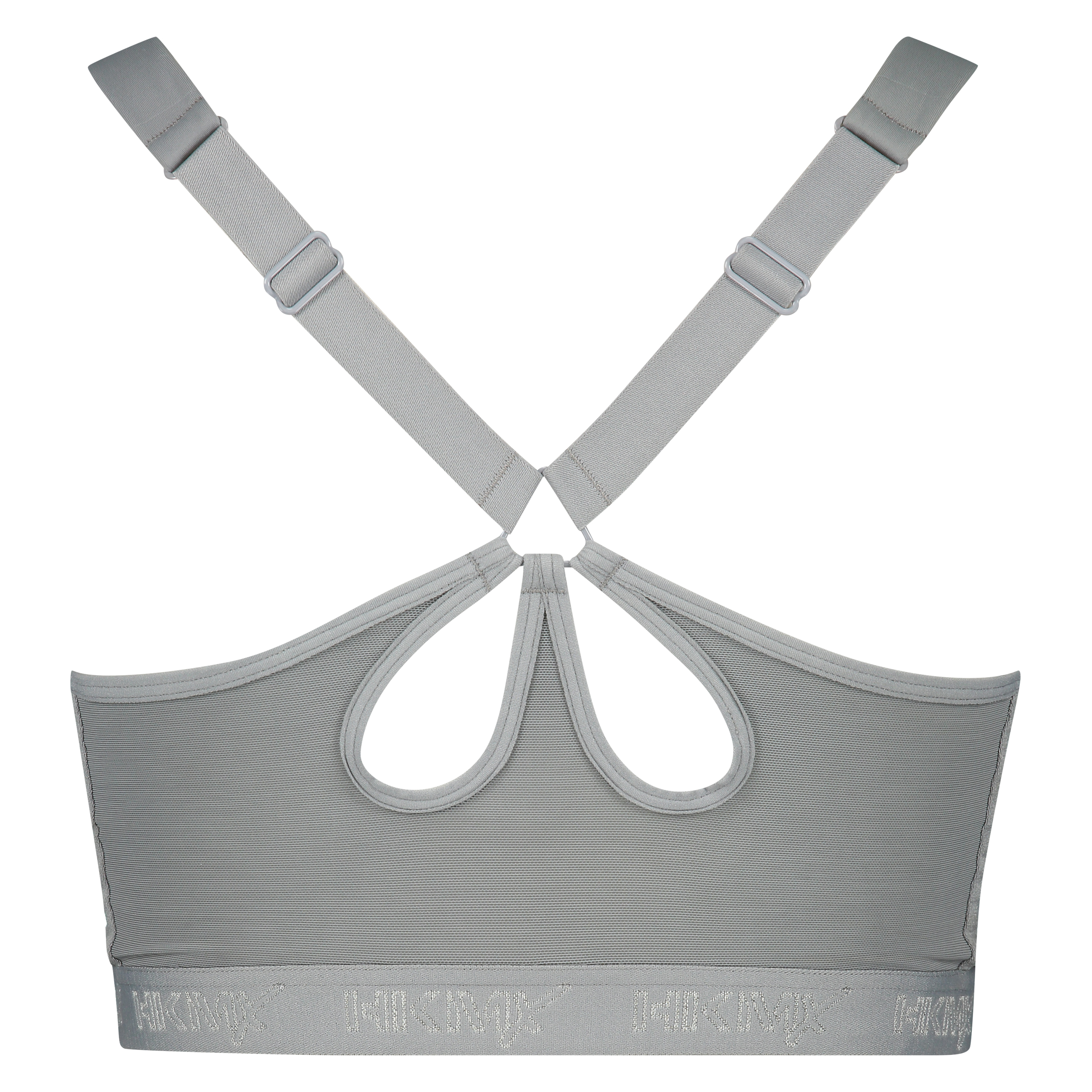 HKMX Sports bra The Pro Level 3, Grey, main
