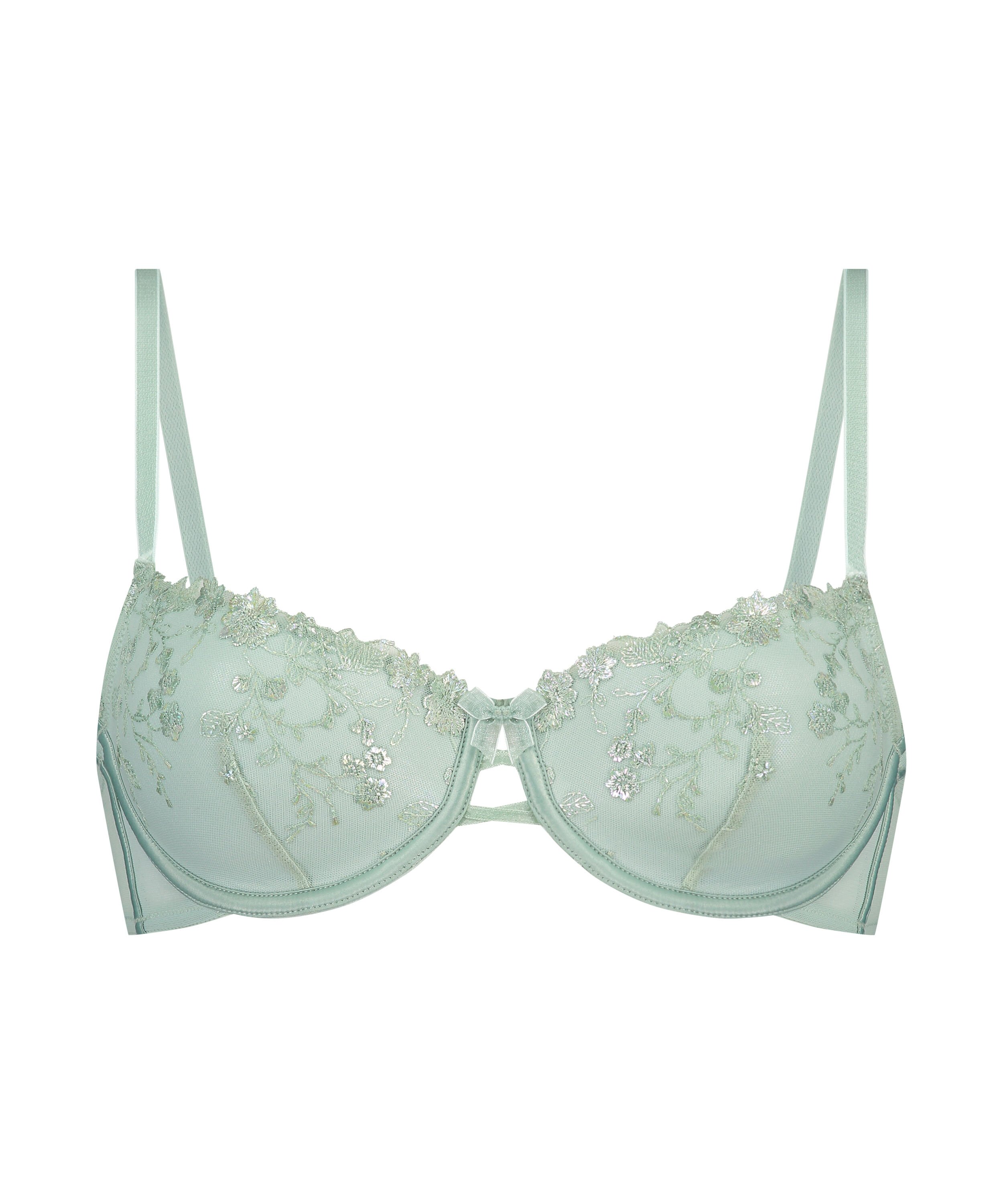 Lillia Padded Underwired Bra, Green