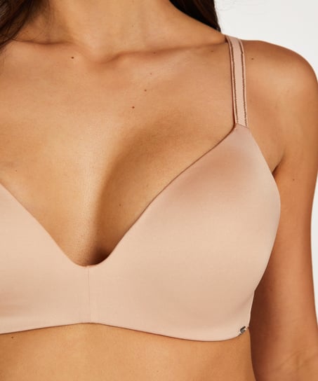 Mona Padded Non-wired Bra, Beige