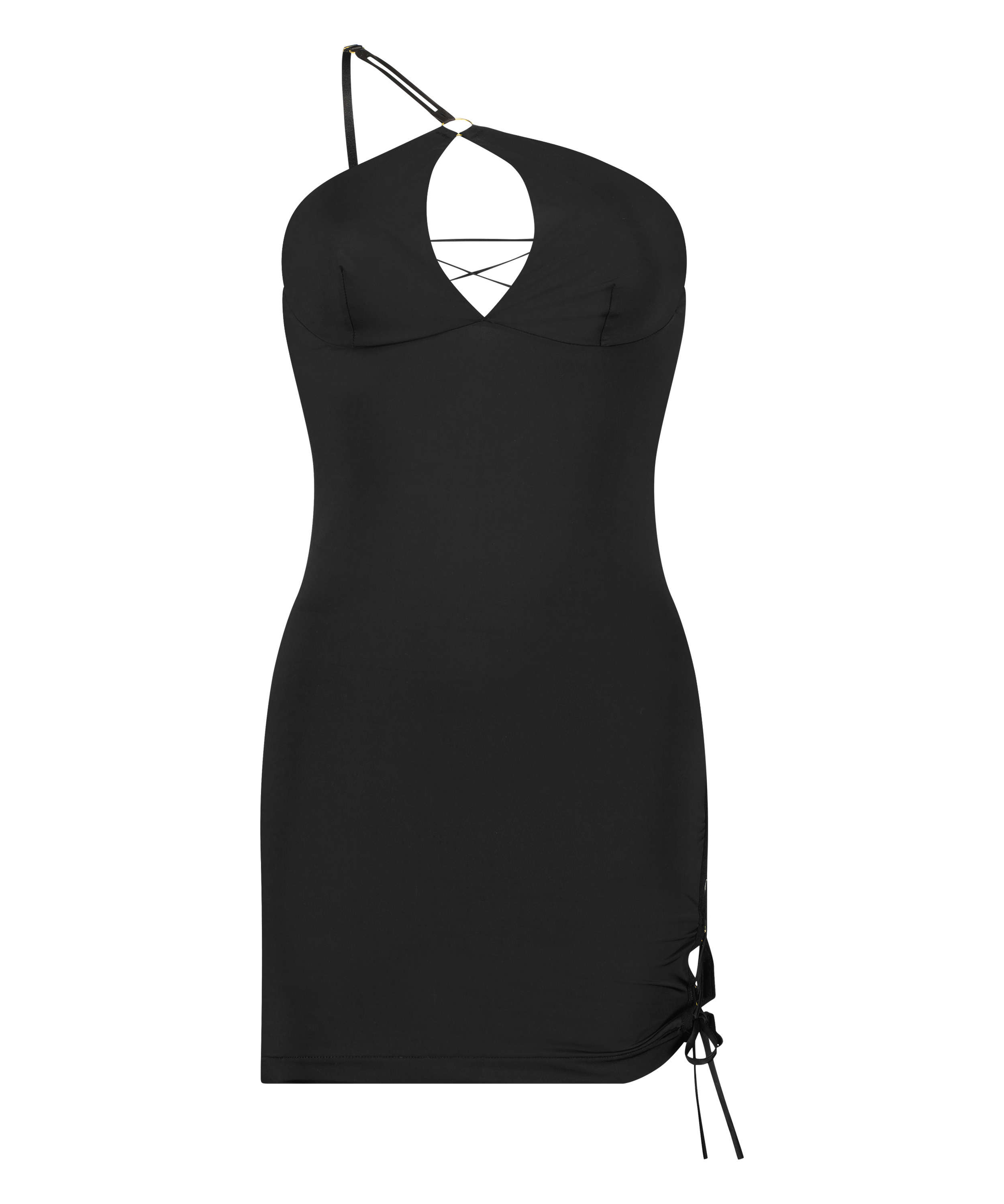 Cici Slip Dress, Black, main