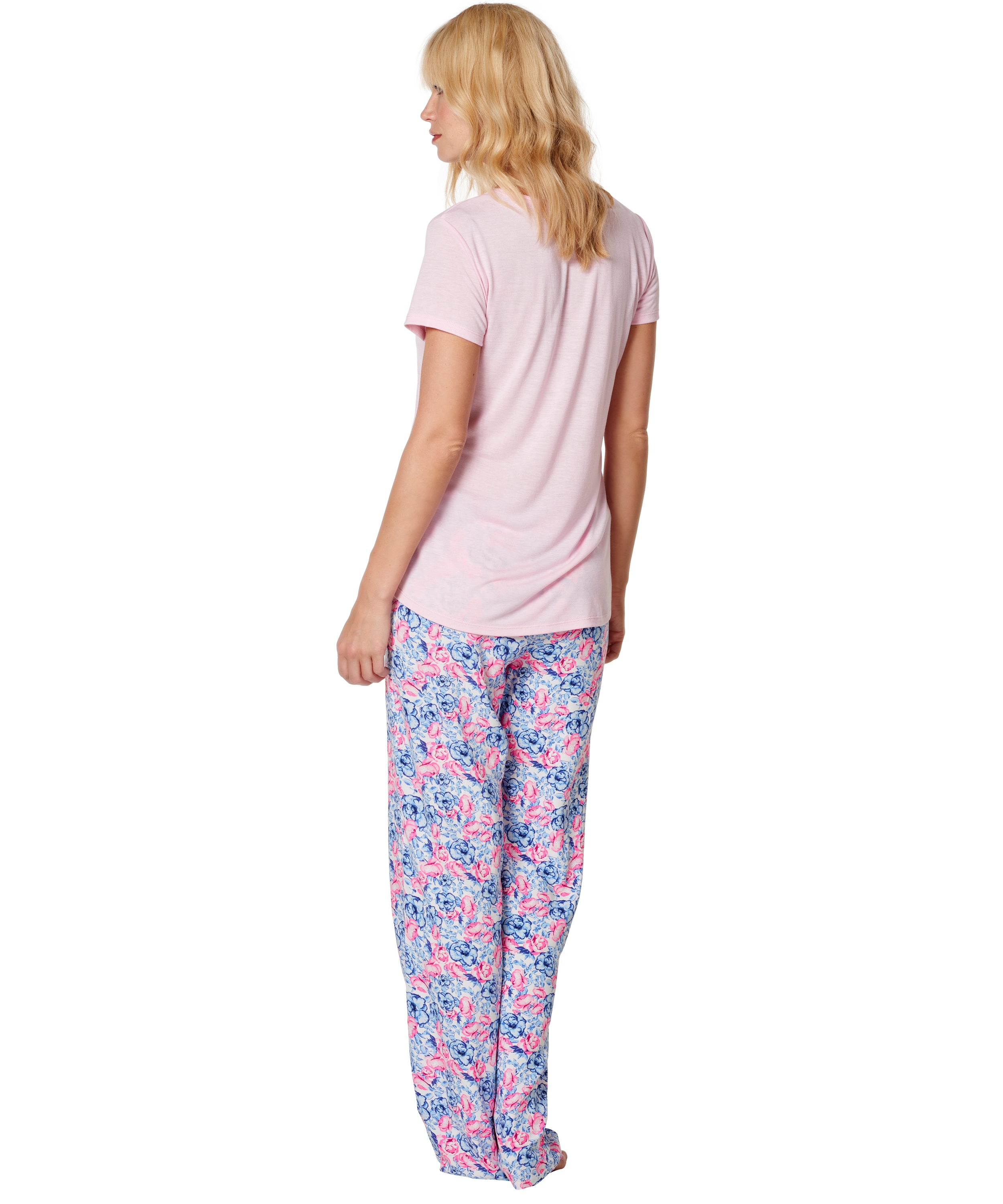 Pyjama pants Fem pants Flower, Blue, main