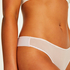 Invisible thong Stripe mesh, Pink