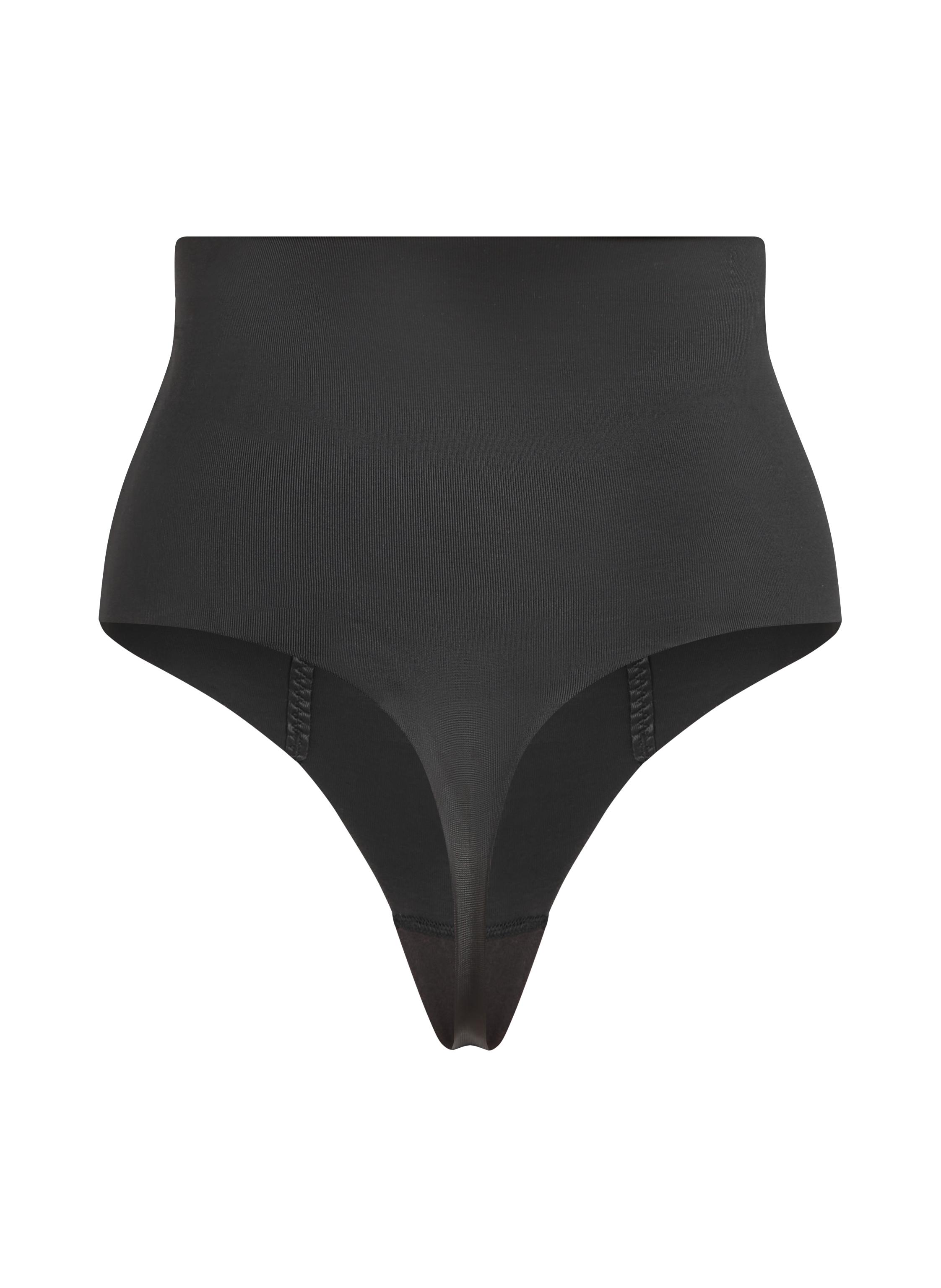 Sculpting scuba high waisted thong, Black, main