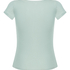 Ribbed Jersey Short-Sleeved Pyjama Top, Green