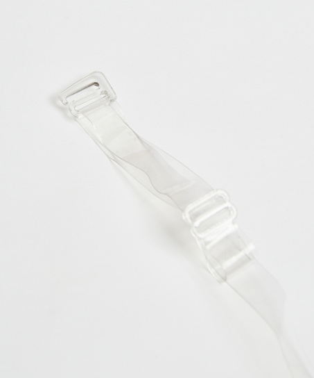 Transparent Bra Straps D Cups Or Larger, White