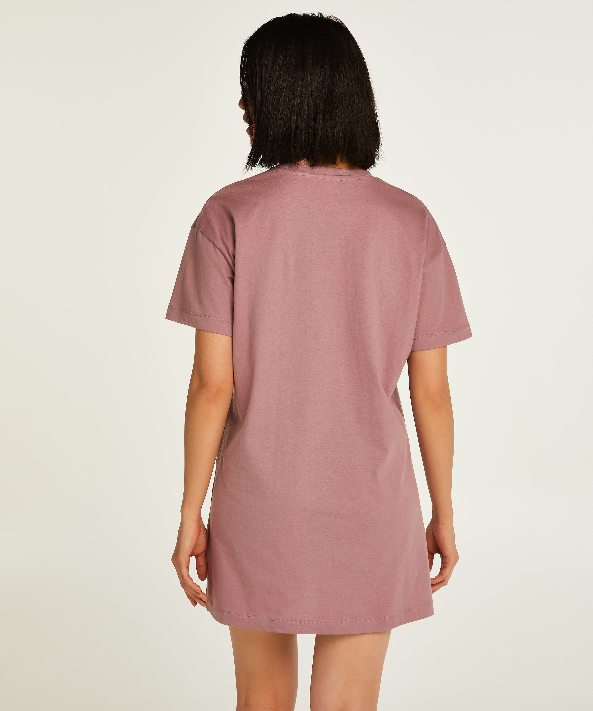 Round Neck Nightshirt, Purple, main