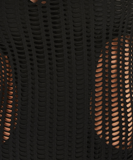 Borneo Mesh Swimsuit, Black