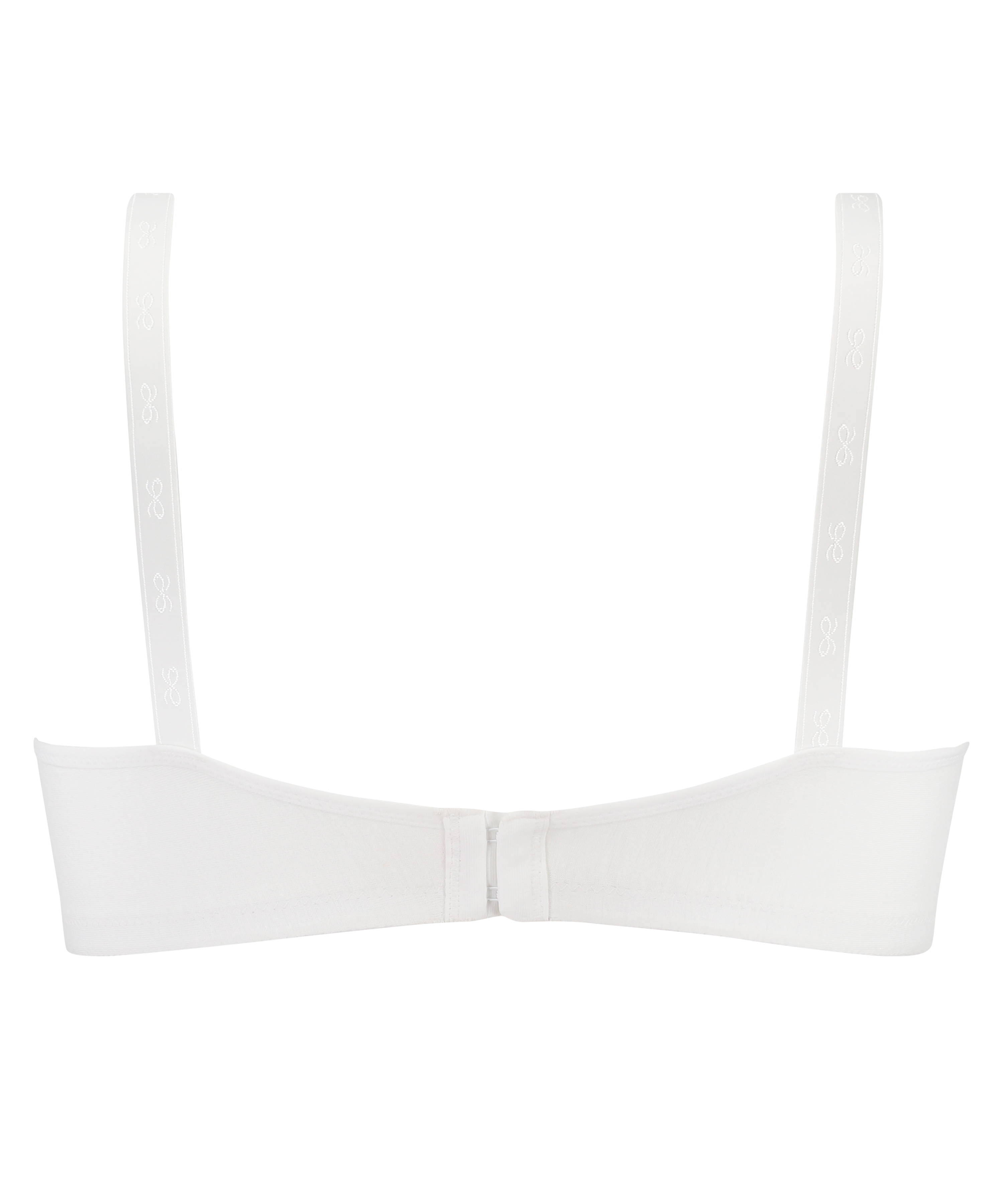 Non-Padded Nursing Bra, White, main