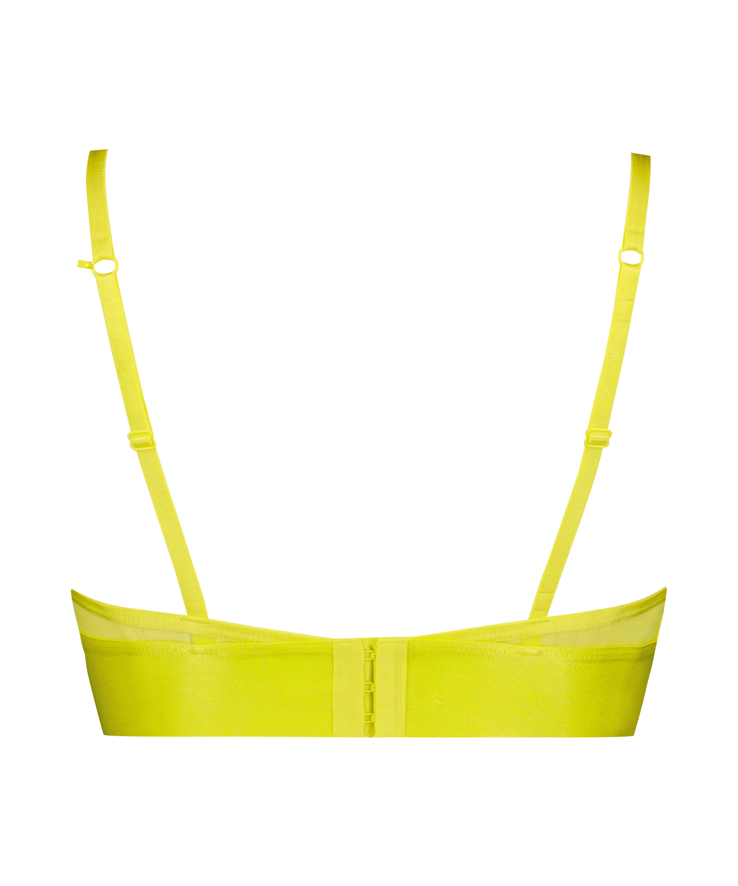 Bralette Mesh Flexing, Yellow, main