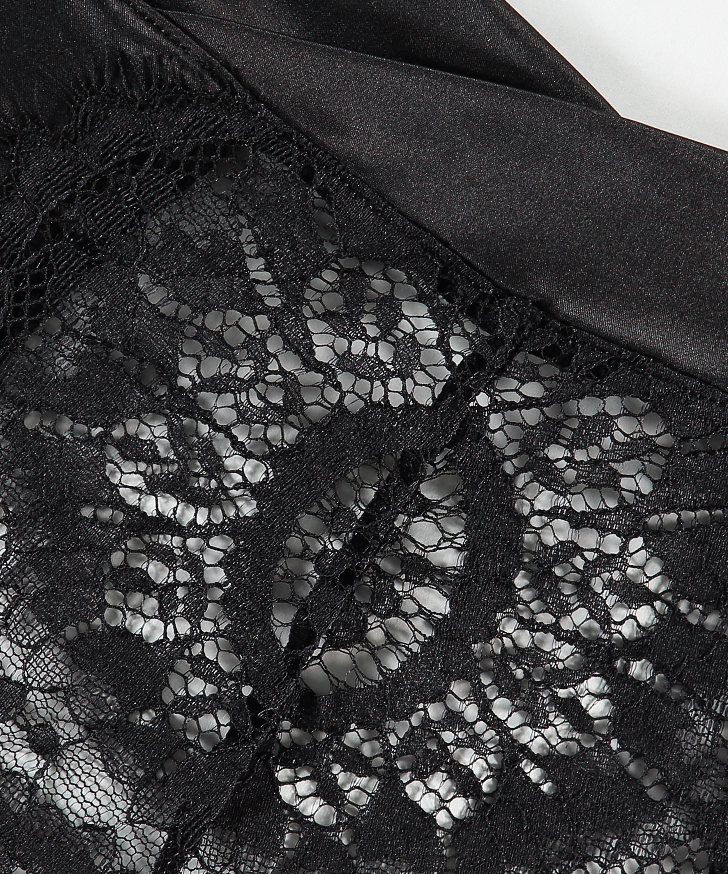 Hannako high thong, Black, main