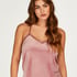 Velvet Lace Cami, Pink