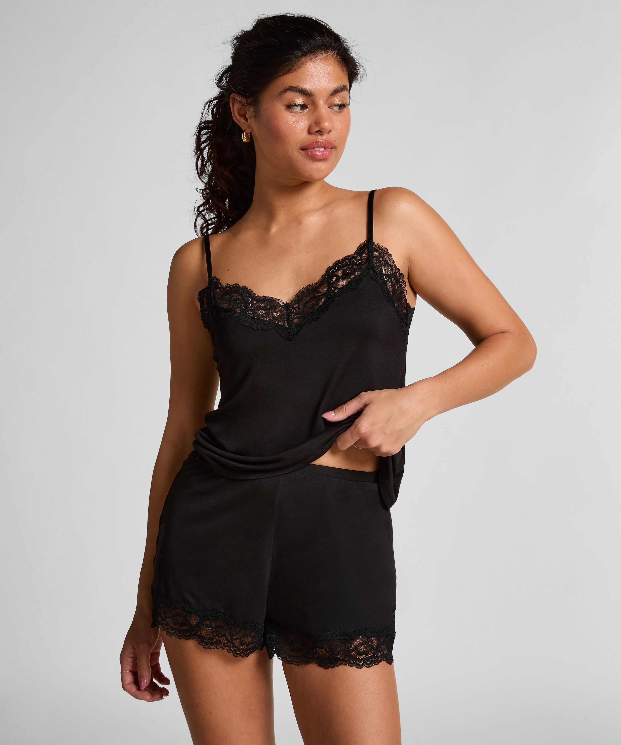 Pyjama Set, Black, main