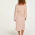 Fleece Bathrobe, Pink
