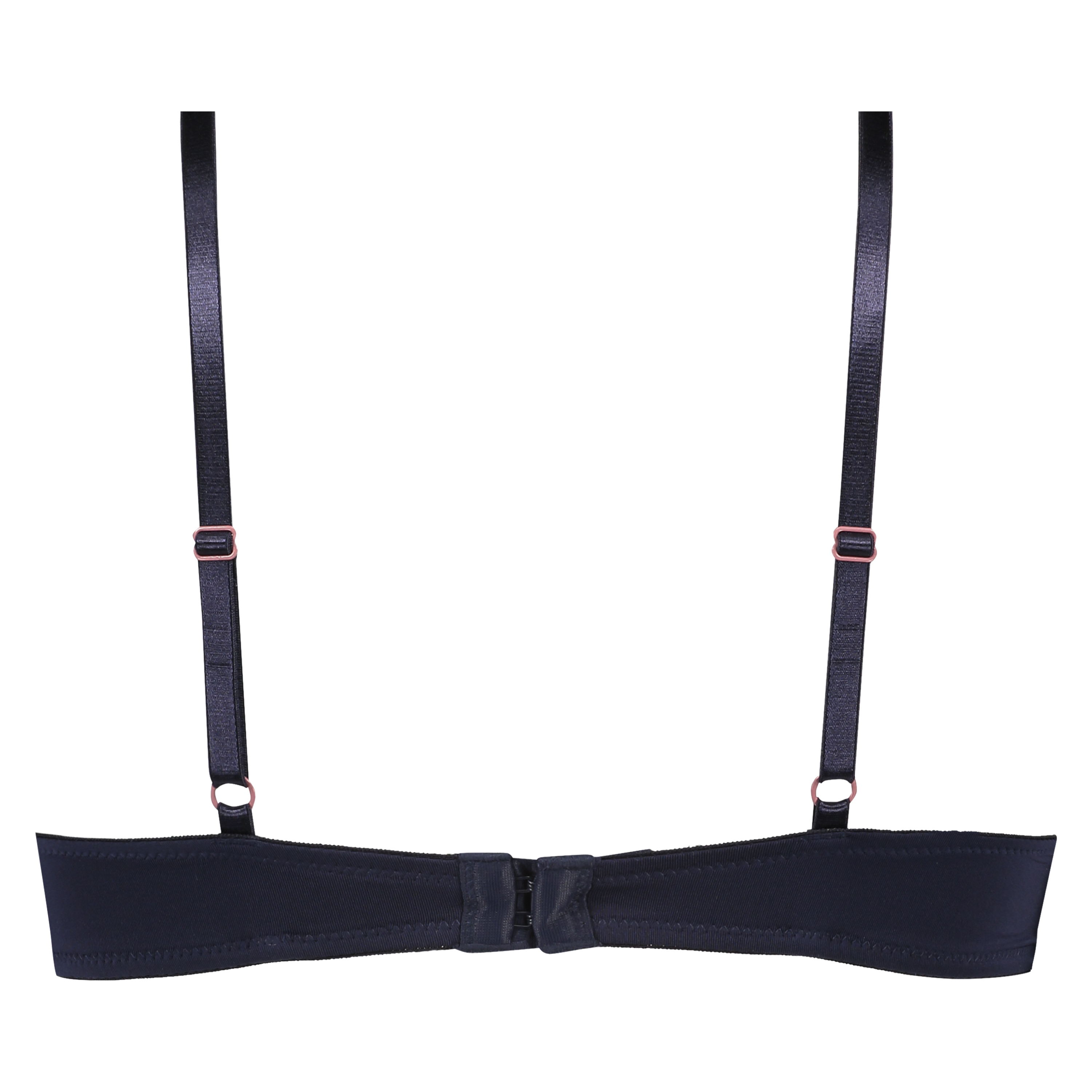 Plunge Padded Underwired Bra, Blue, main