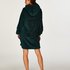 Snuggle Fleece Lounge Dress, Green