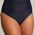 Shaping Scallop Swimsuit, Blue