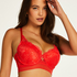 Chione Non-Padded Underwired Bra, Red