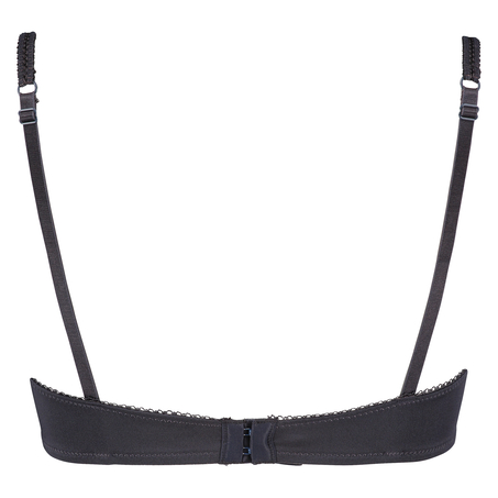 Padded underwired  bra Secret Lace contrast, Grey