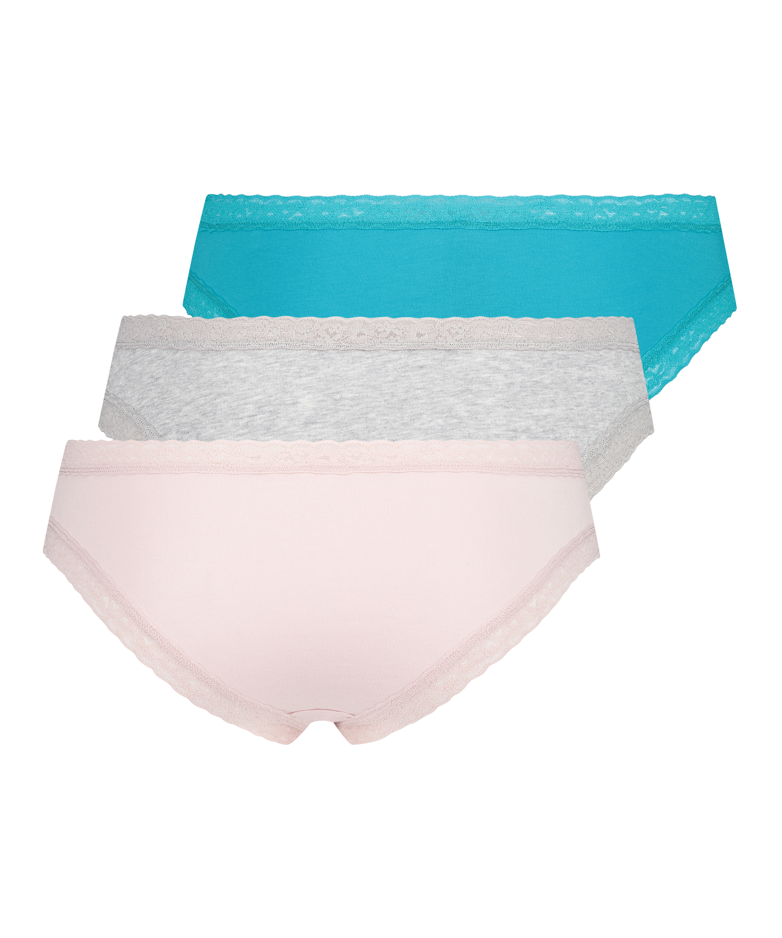 Serenity 3-pack Brazilians, Blue, main