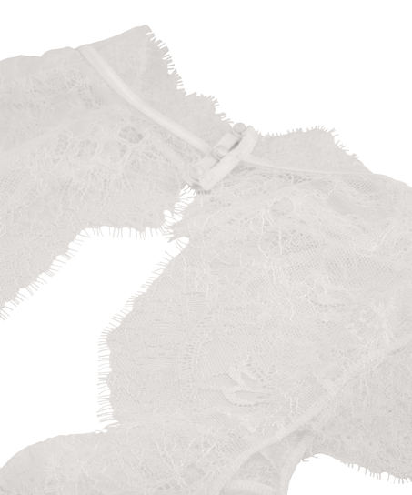 Lace Camille Top, White