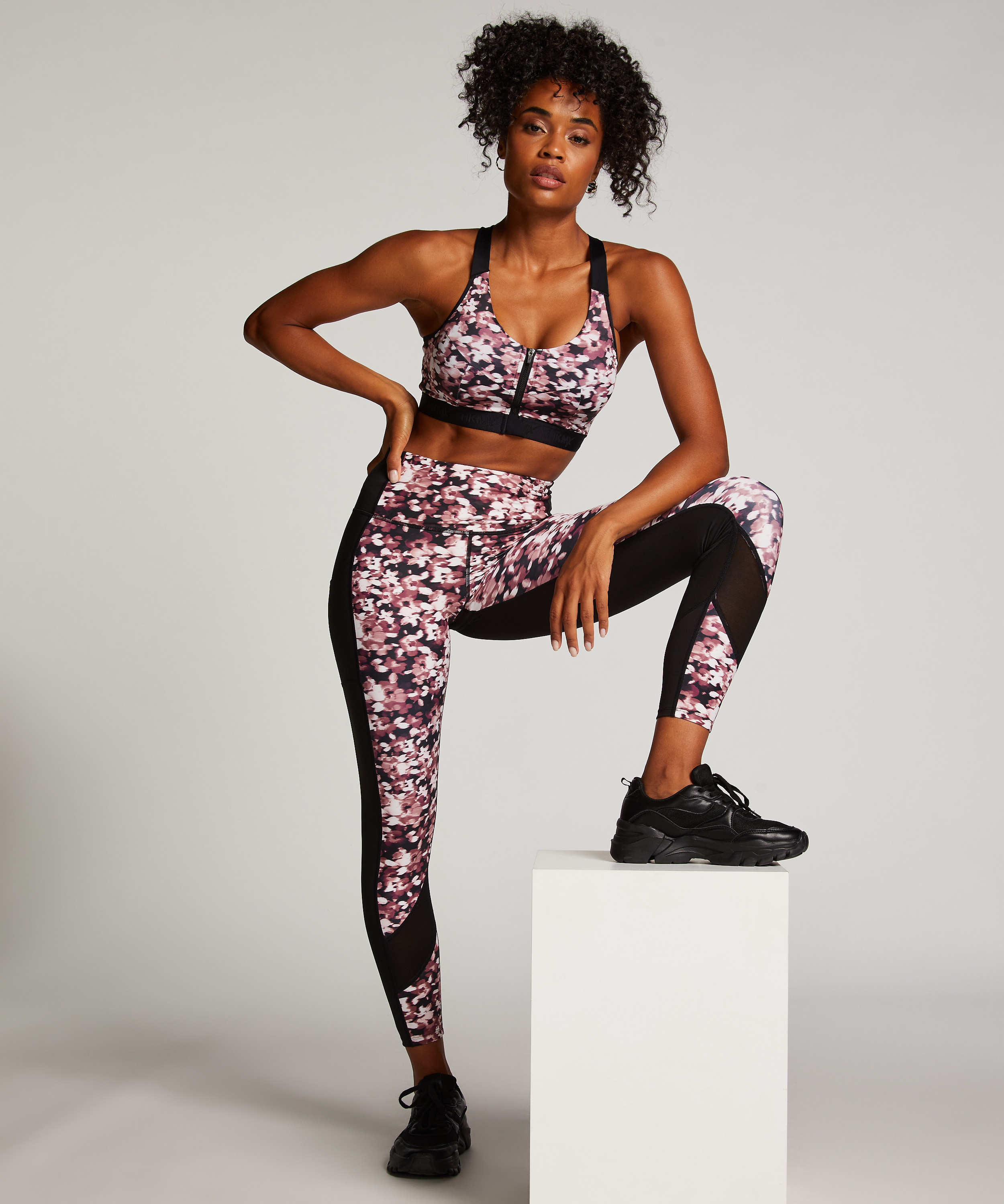 HKMX Oh My Squat High Waisted Leggings, Pink, main