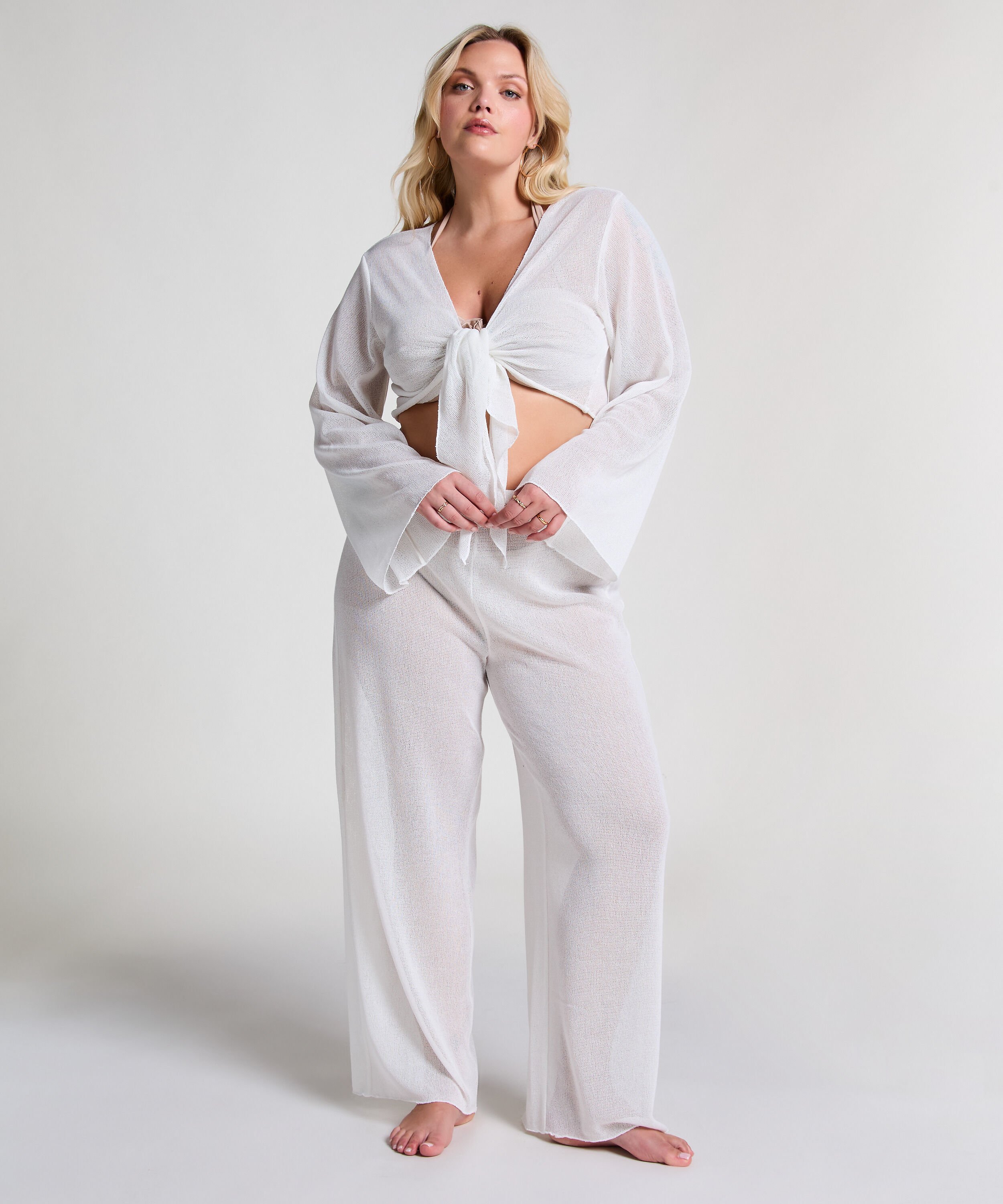 Beach Knit Pant, White