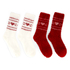 2 pairs of socks Cosy, Red