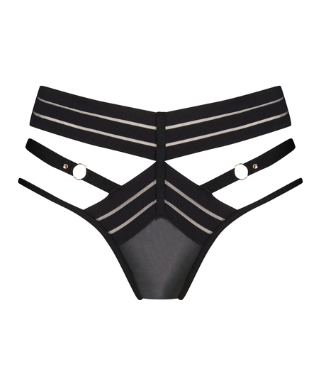 Domantrix Open Crotch Brazilian, Black