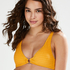 Goldenrod bikini Crop top, Yellow