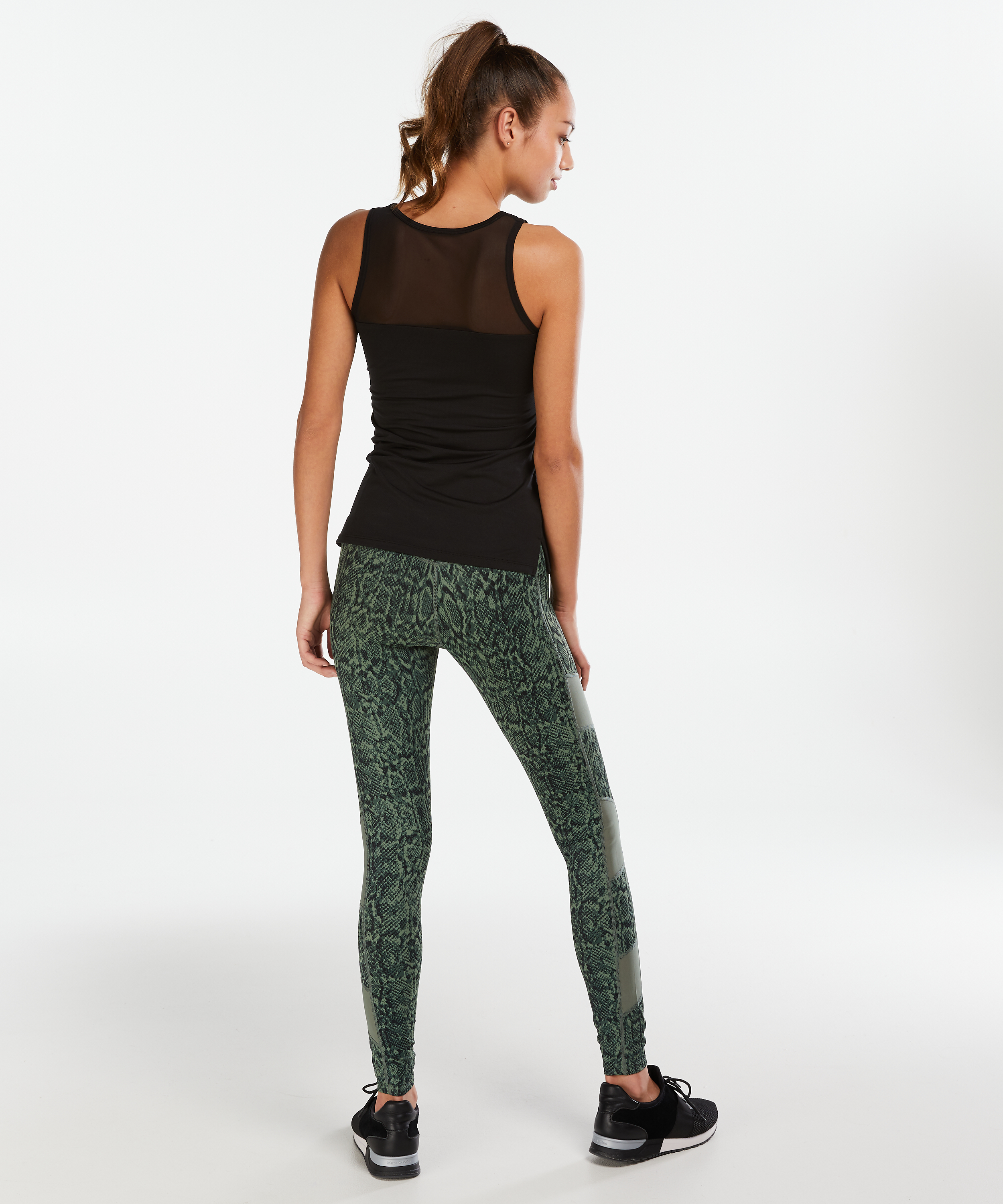 HKMX mesh tank top, Black, main