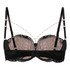 Half-Padded Cup Underwired Bra Belladonna, Black
