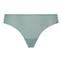 Invisible thong Stripe mesh, Green