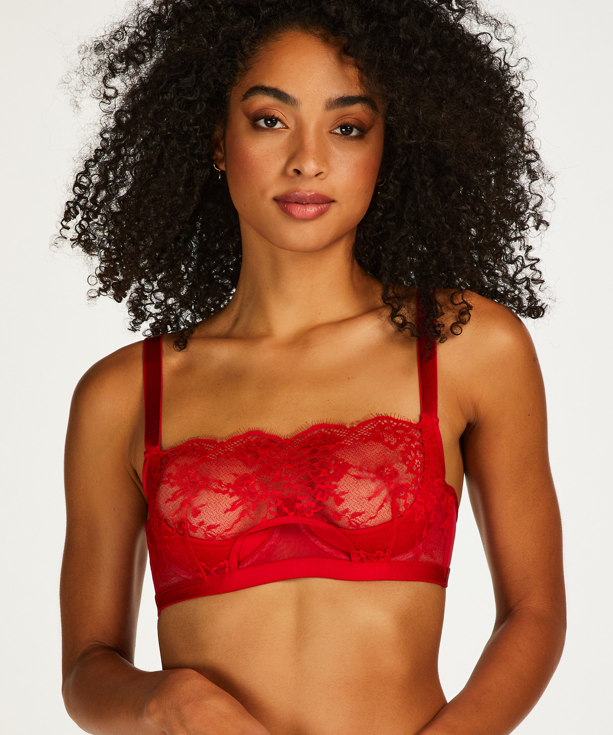 Elissa Non-Padded Underwired Bra, Red