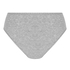 Cotton High Leg Brazilian, Grey