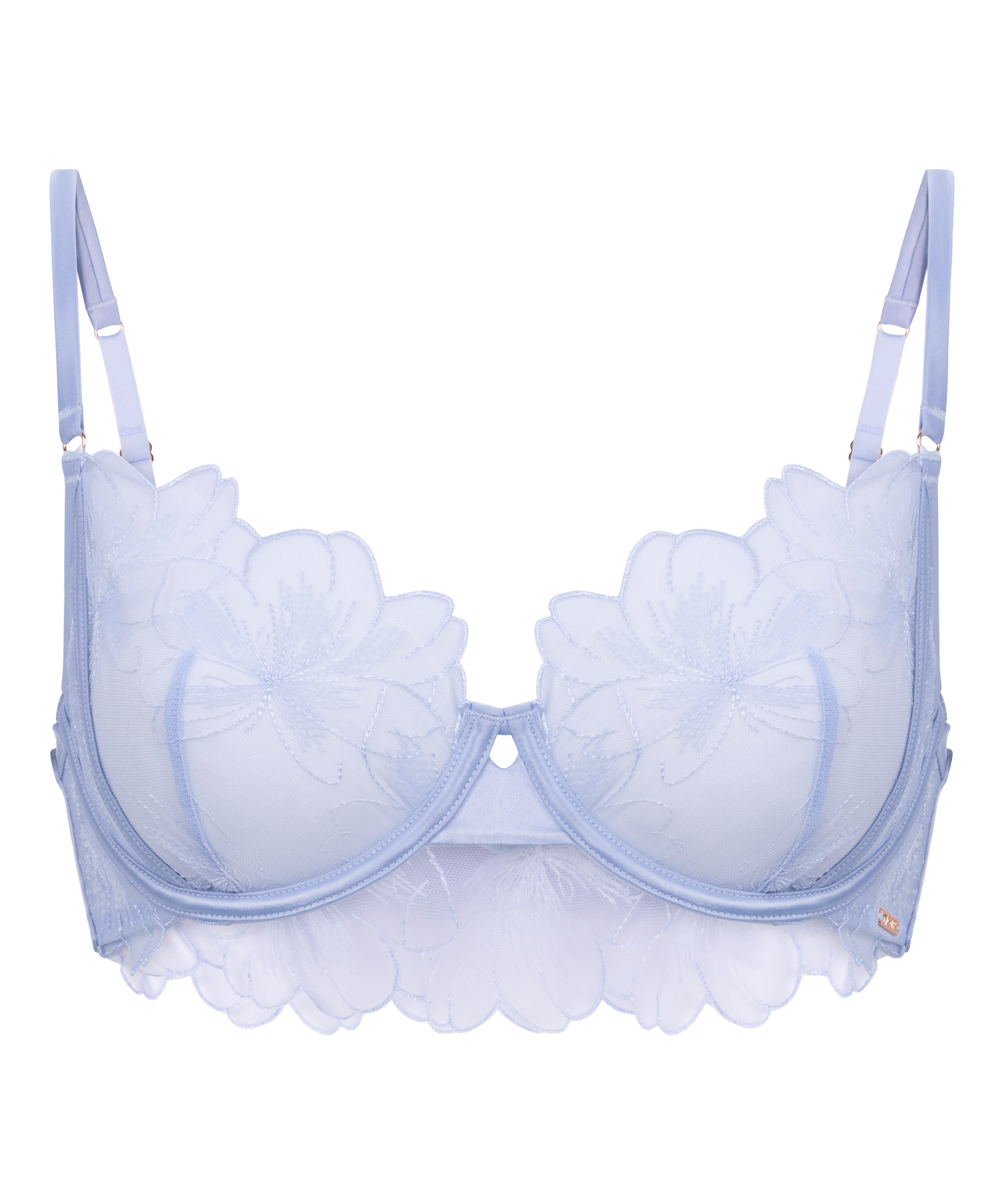 Emilia Non-Padded Underwired Bra, Blue, main