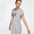 Round Neck Nightshirt, Grey