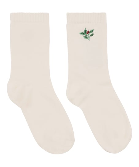Modal Crew Socks, White