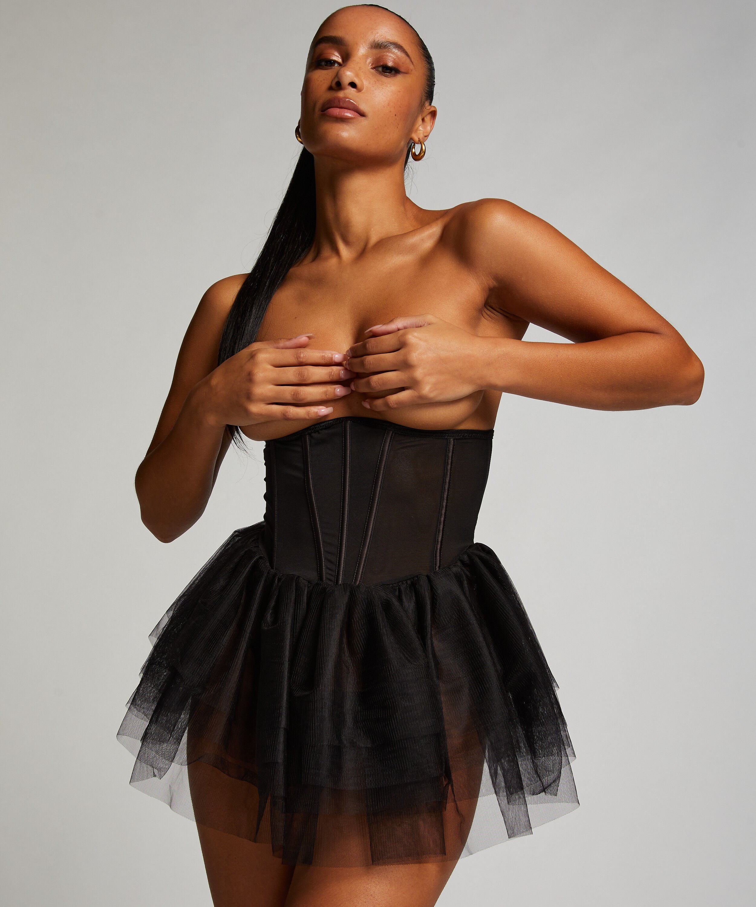 Private Tutu Corset, Black