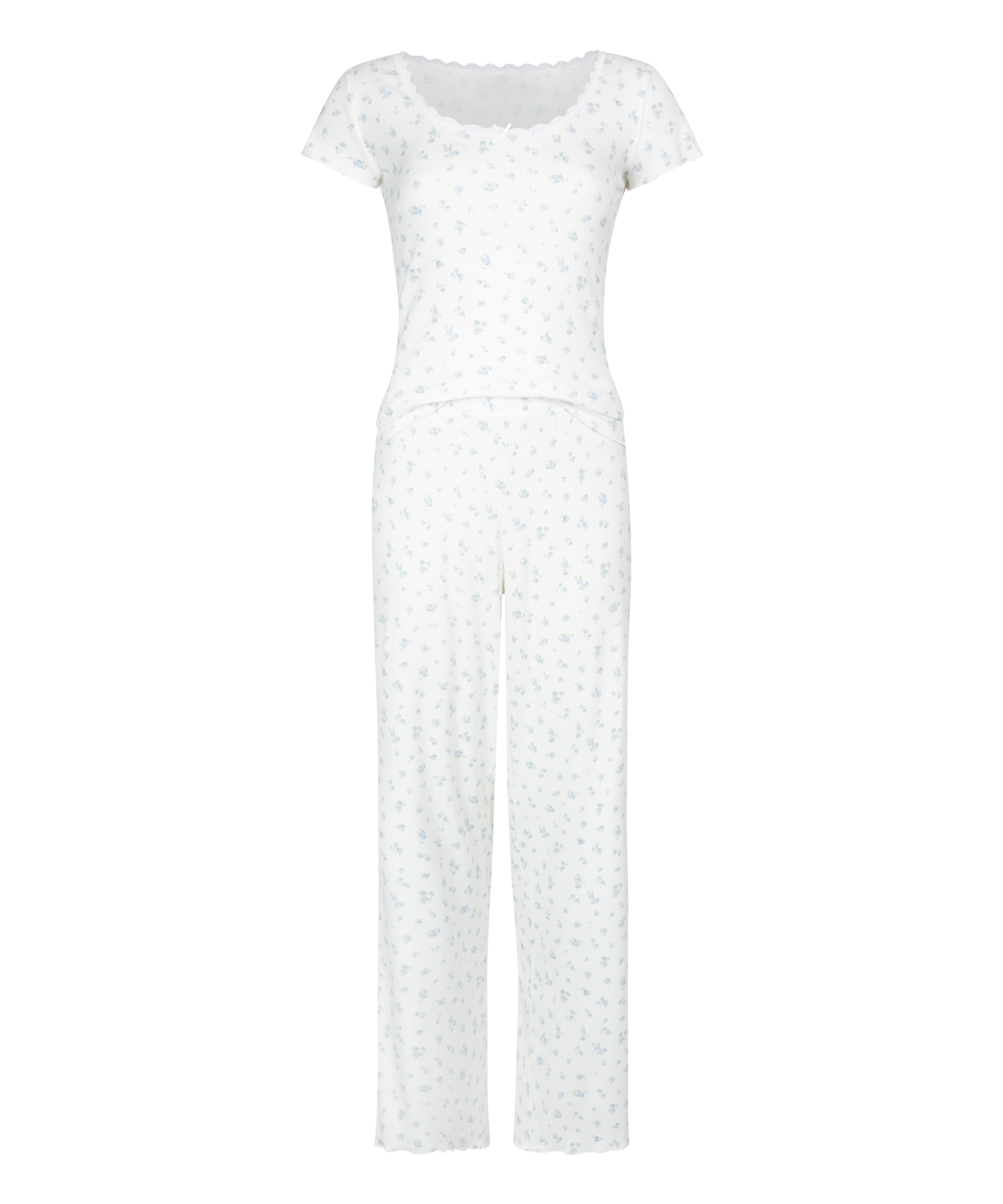 Pyjamaset Rib, Blue, main