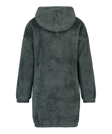 Snuggle Fleece Dress, Green