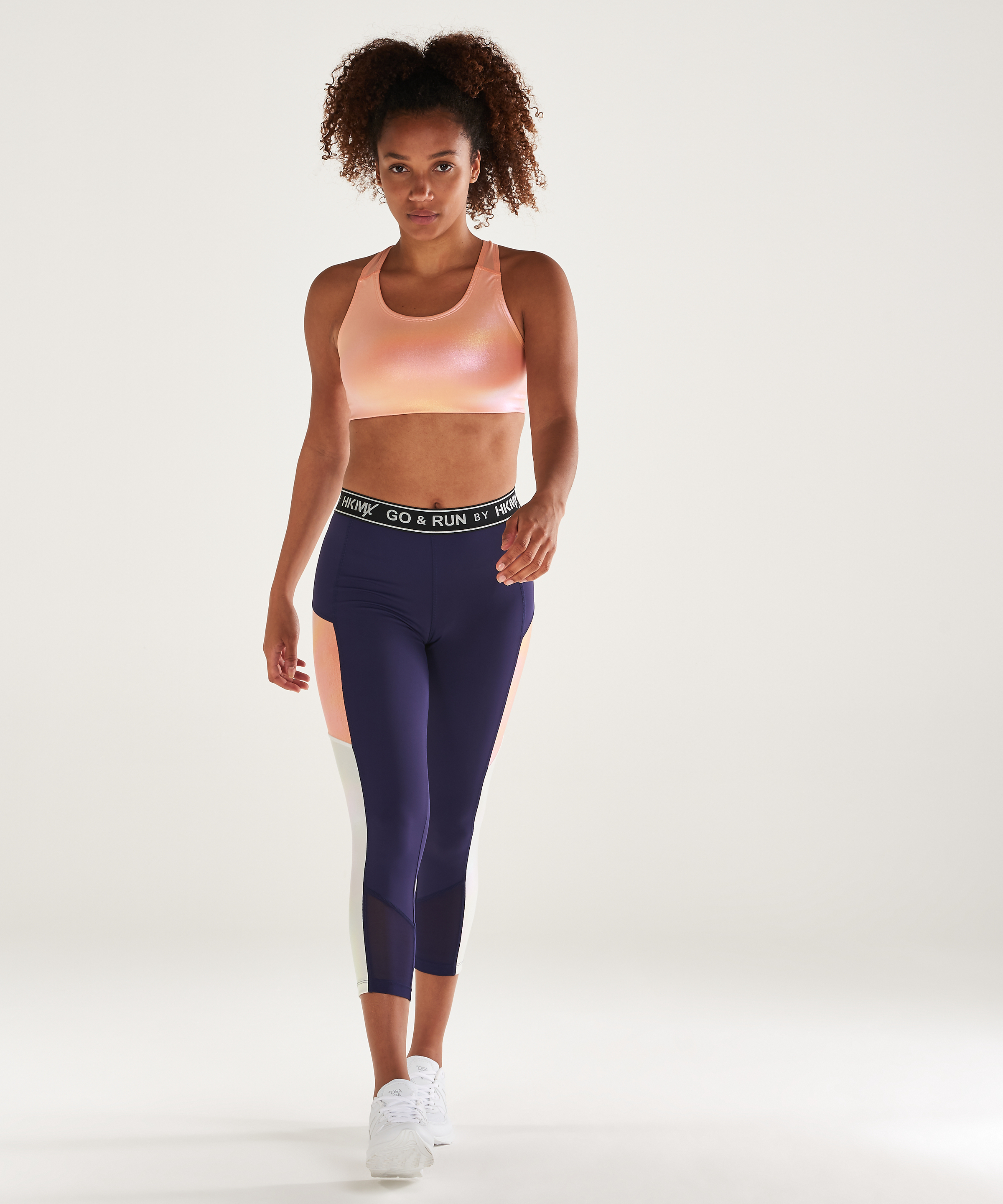 HKMX The Classic Level 2 Sports Bra, Orange, main