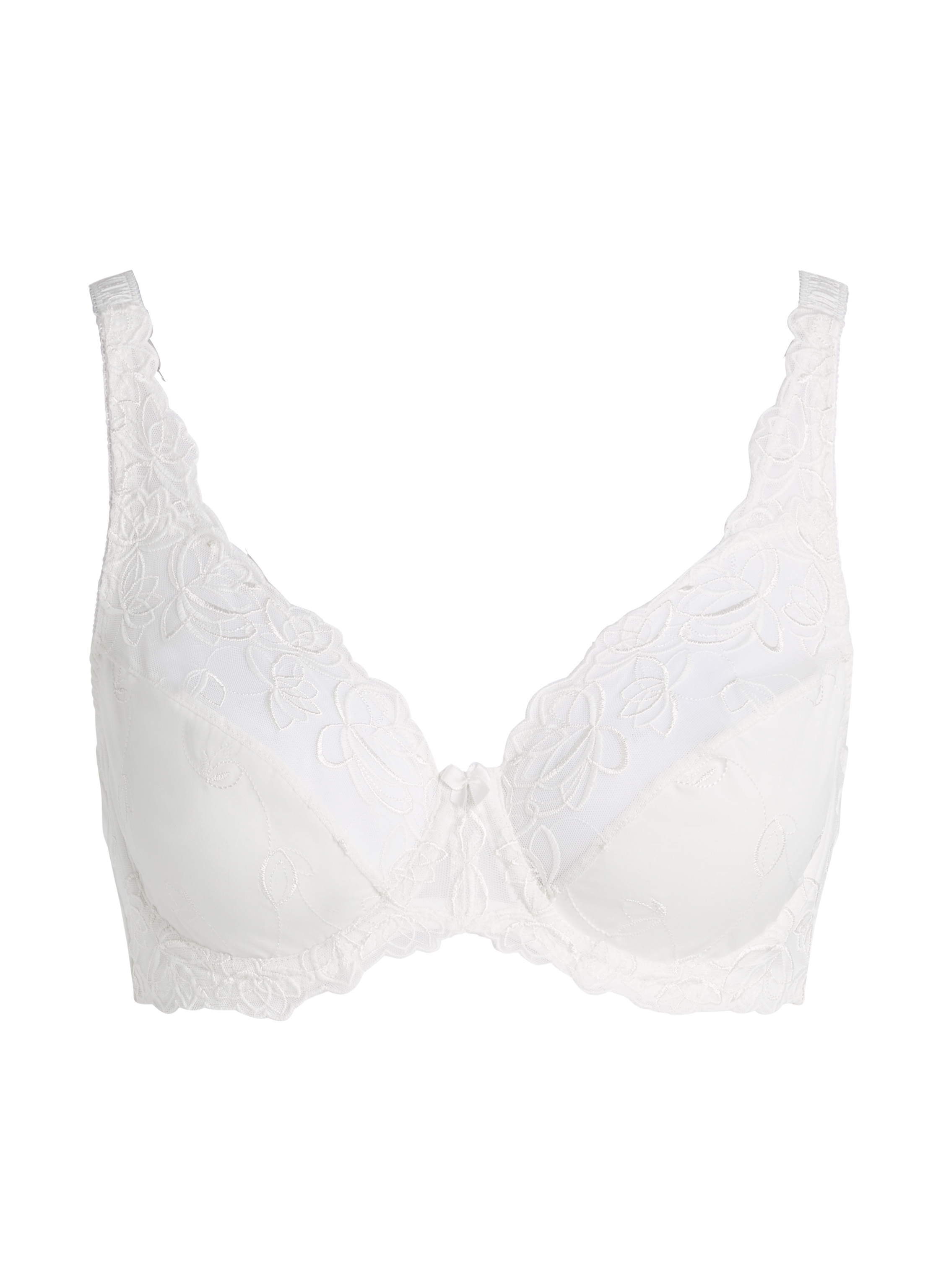 Diva Non-Padded Underwired Bra, White, main