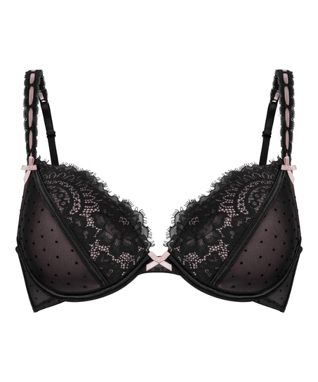 Dorothy Padded Underwired Bra, Black
