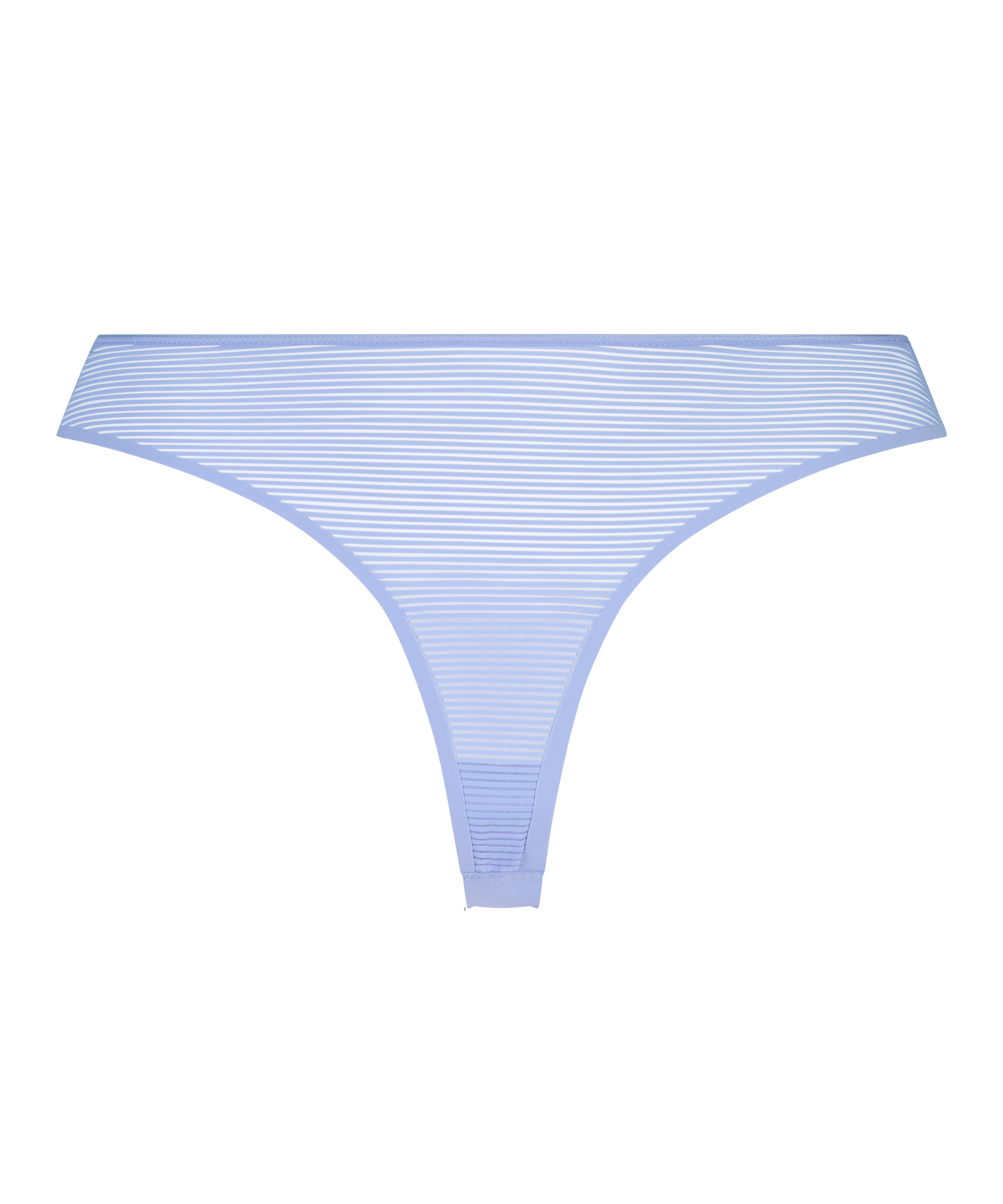 Invisible thong Stripe mesh, Blue