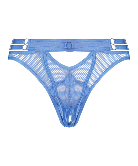 Pleasure Open Crotch Brazilian, Blue