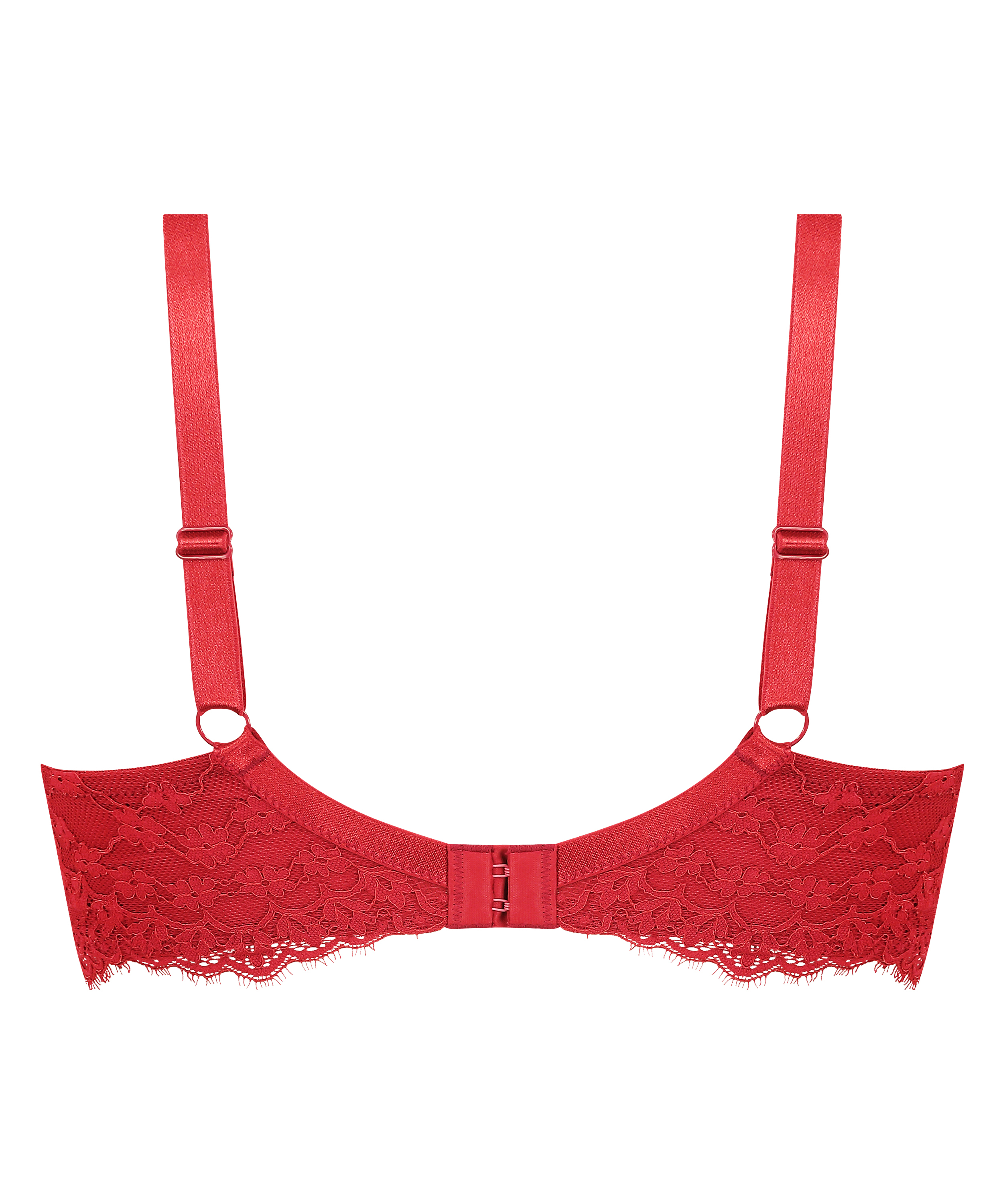 Daisy Non-Padded Underwired Bra, Red, main